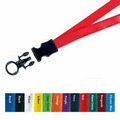 1/2" Cotton Lanyard w/ Detachable O-Ring (Blank)